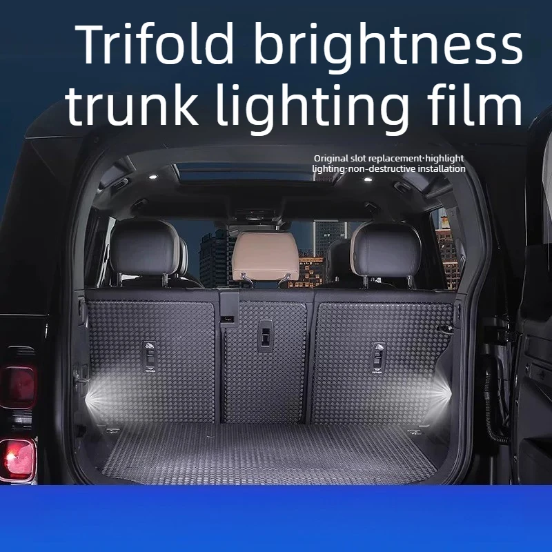 Car Trunk LED Light Chip Interior Modified Tailgate Lamp Fit For Range Rover Sport Evoque Defender Velar Discovery