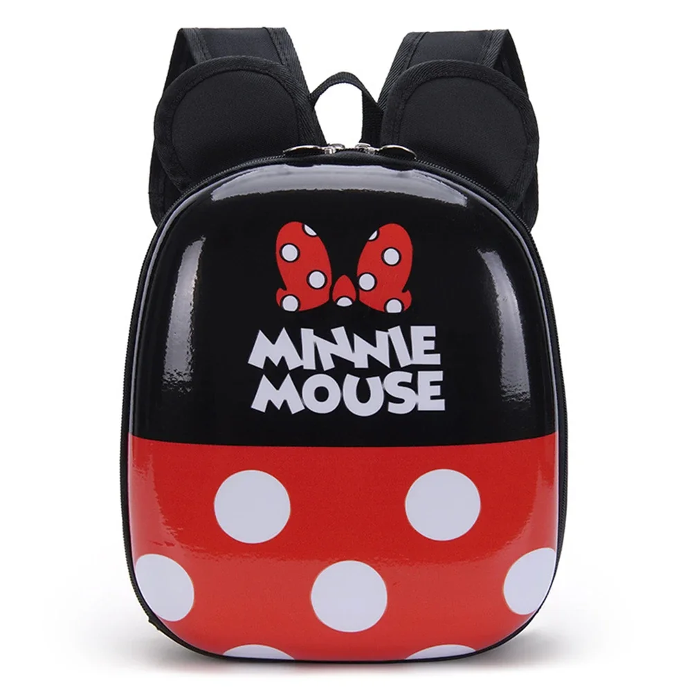 Disney Mickey Mouse Minnie School Bags Children\'s Kindergarten Boy Girl Baby Backpack 2-5 Minnie Cute Cartoon Egg Shell Backpack