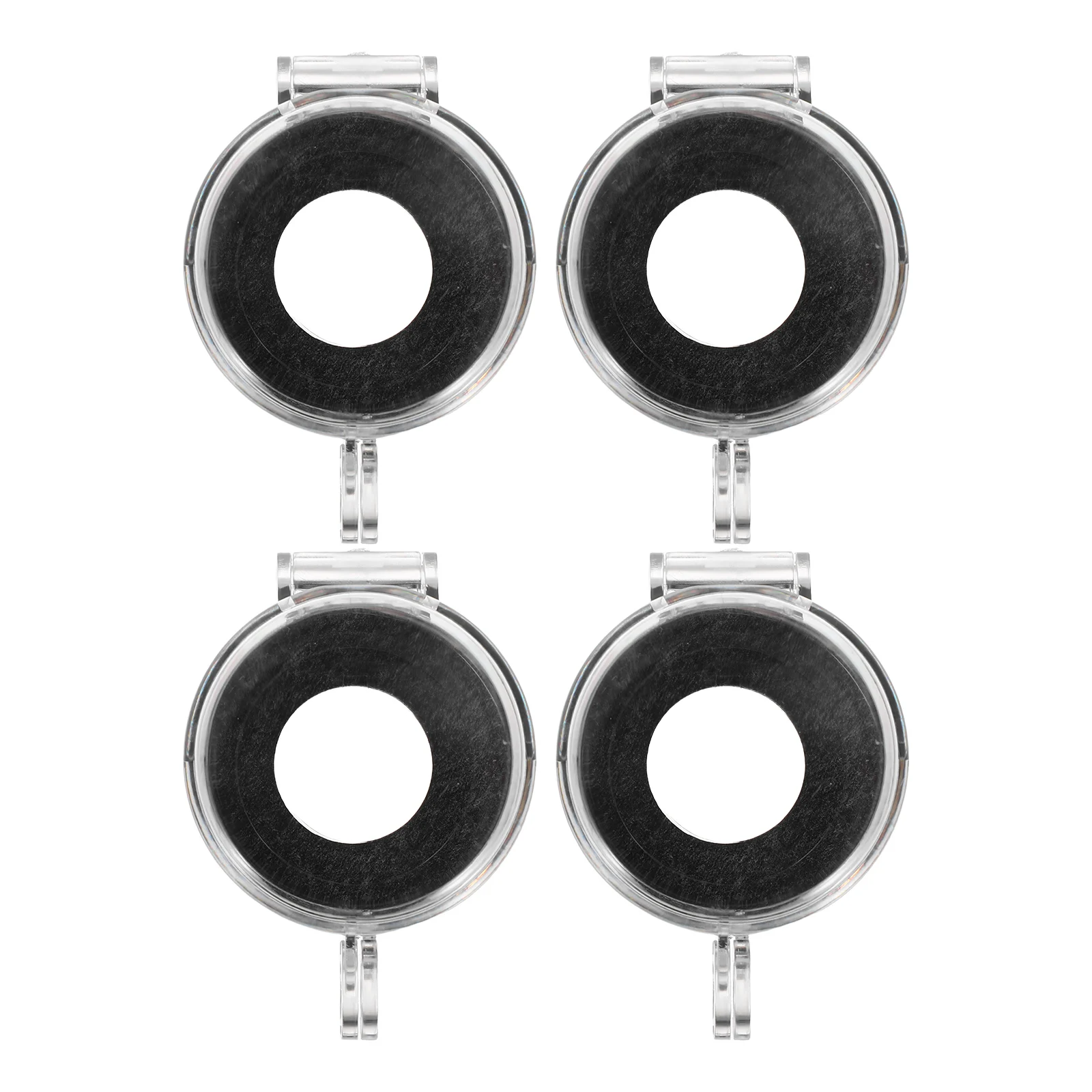 

4Pcs Emergency Stop Button Cover Transparent 22mm Round Push Switch Guard Dustproof Protective Safety Cap Safety Guards Covers