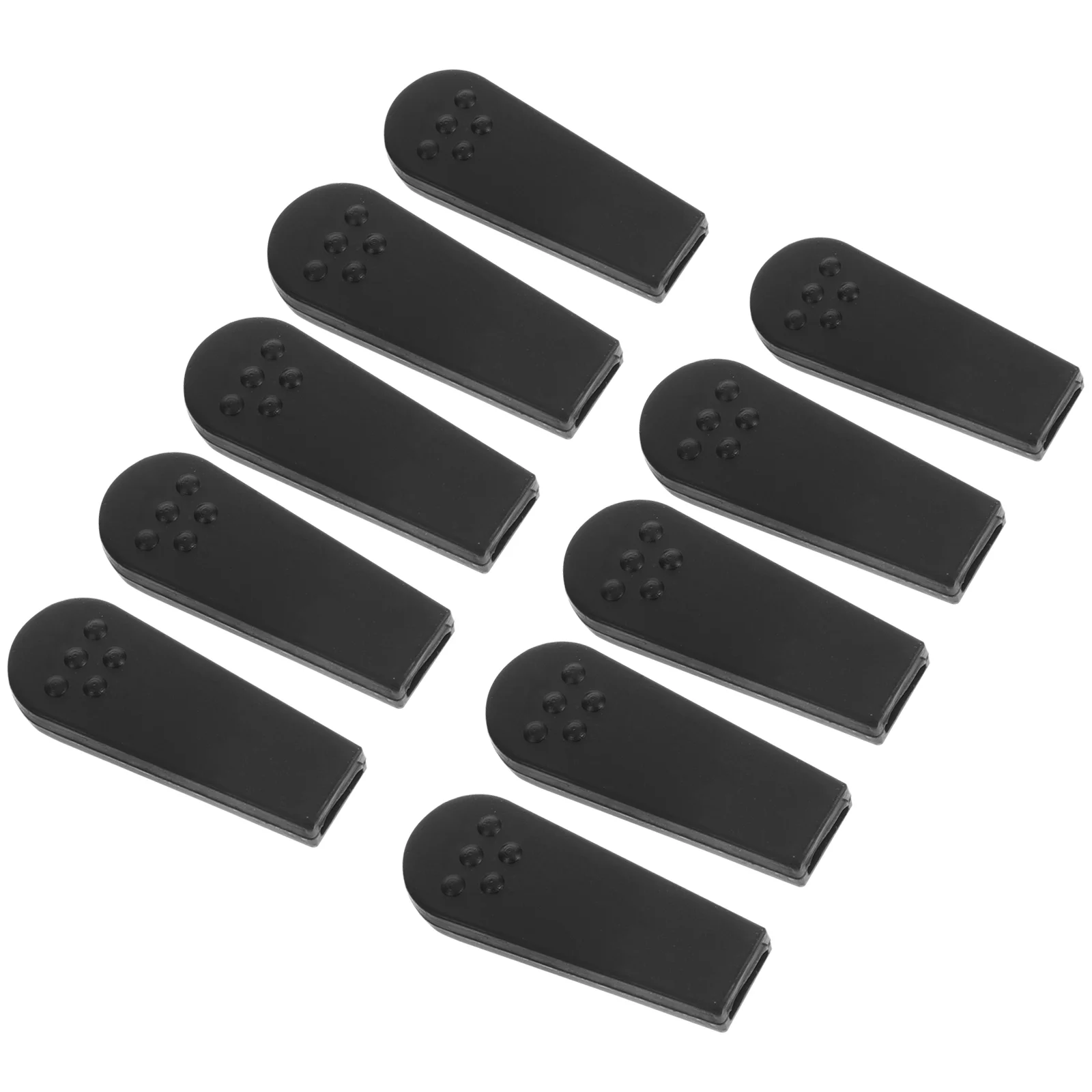 

20 Pcs Claw Machine Clip Rubber Cover Plastic Sleeve Mini Vending Protector for Replace Convenient Black Child