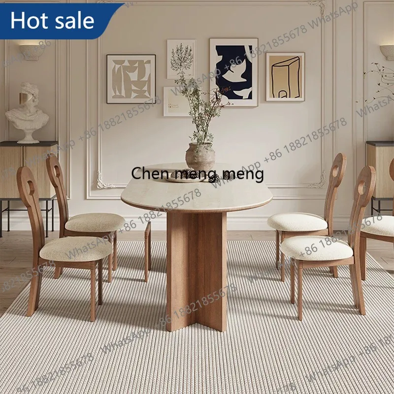 Mesa de Jantar Oval Italiana MM02 para Espaços Pequenos, Mesa Moderna para Salas de Estar, Mesa de Conferência