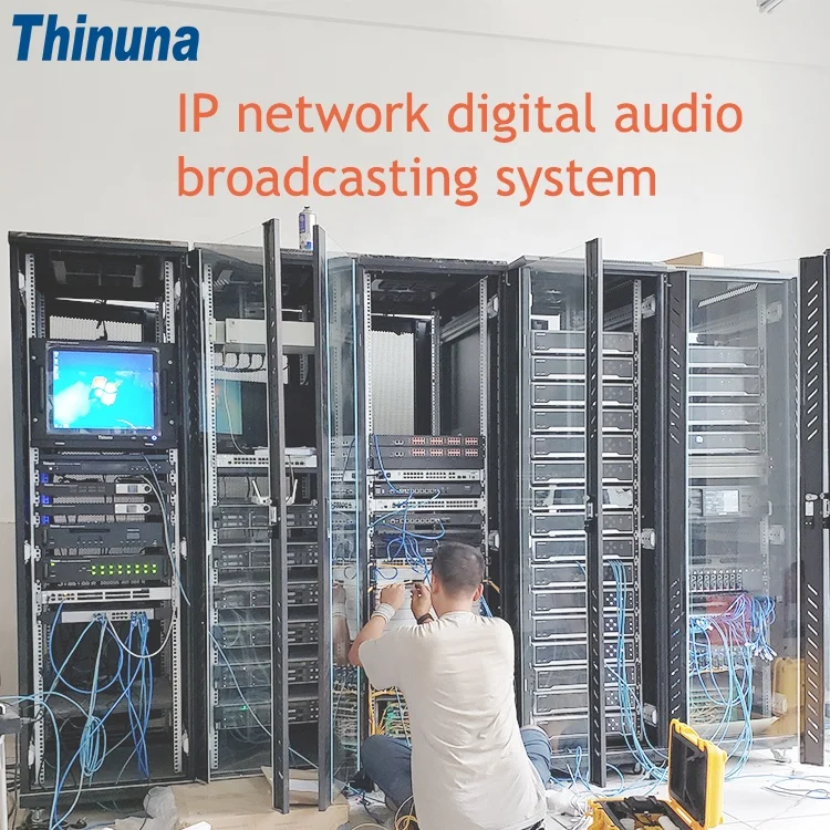 Thinuna IP-9601SX III 17 بوصة PA نظام الخادم IP شبكة نظام البث الصوتي الرقمي الخادم دعم TCP IP UDP IGMP #4