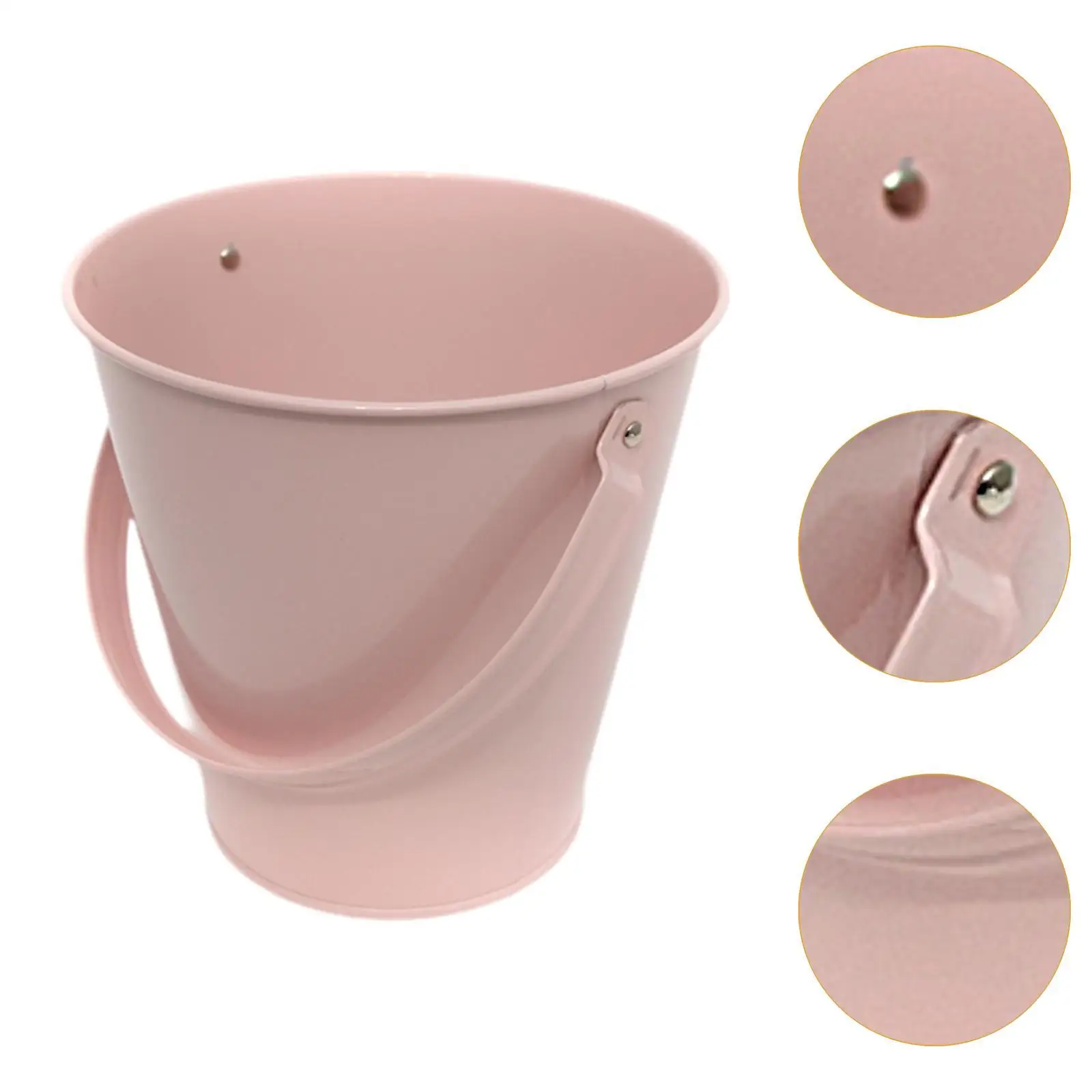 Metalen emmer met handvat Draagbare tuinieren Bloemenemmer Compact fantasiespel