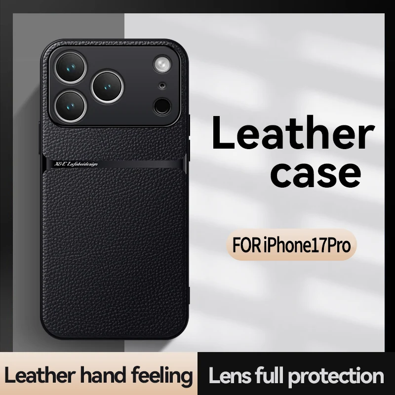 

Amour Phone Case For iPhone 17 16 13 12 11 Pro Max 16E Leather Pattern Cases For iPhone 17 Air 15 14 Pro Max 16 Plus Back Cover