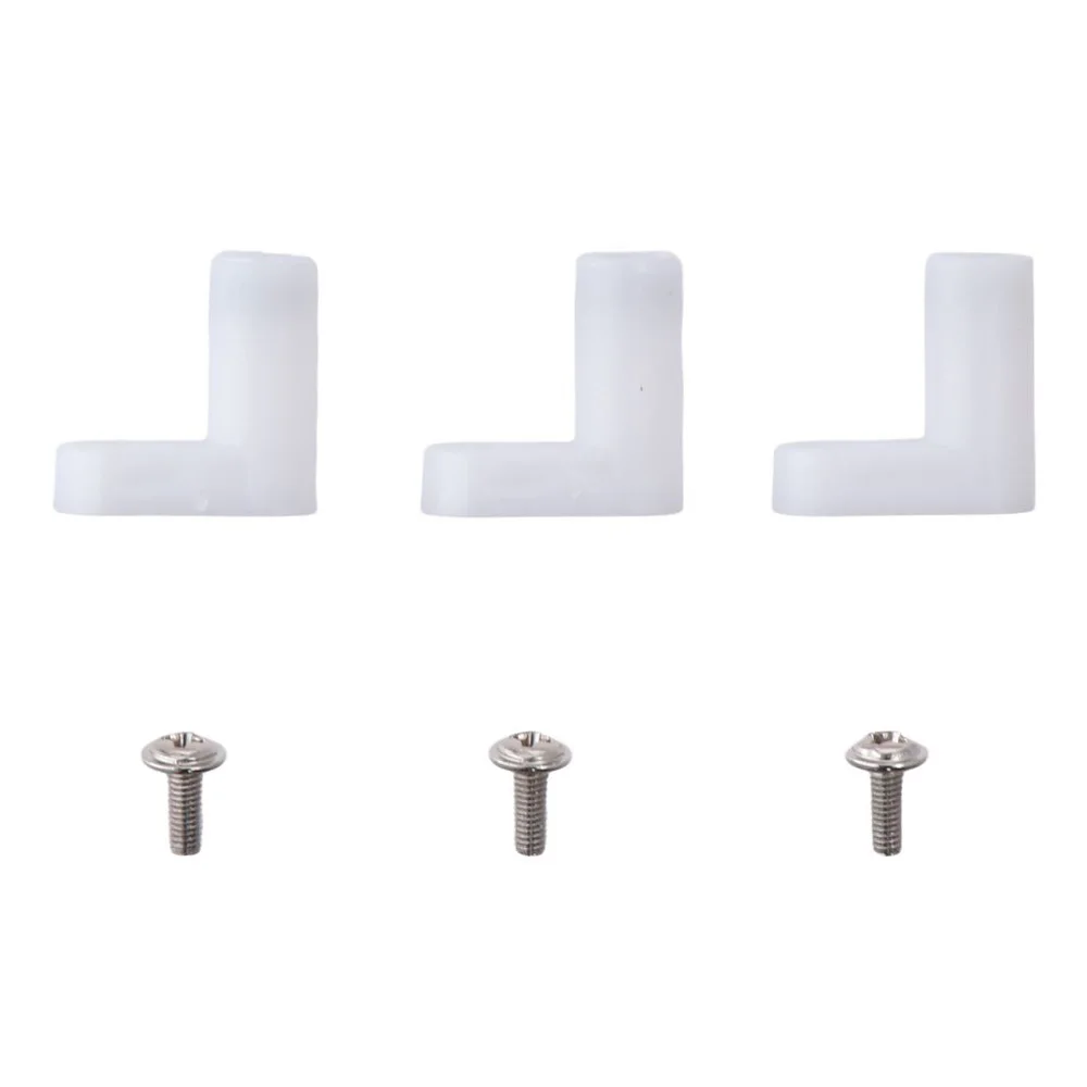 10/50Pcs L Shape Type Mounting Feet PCB Spacer Plastic Feet for Fixing Gaming Board Not Easy To Rust Practical Accessories