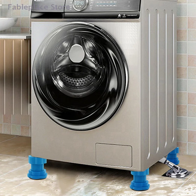 （Fable）1Pc Adjustable Height Washing Machine Foot Pads Anti Vibration Refrigerator Base Fixed Non-Slip Pad Support Dampers Stand