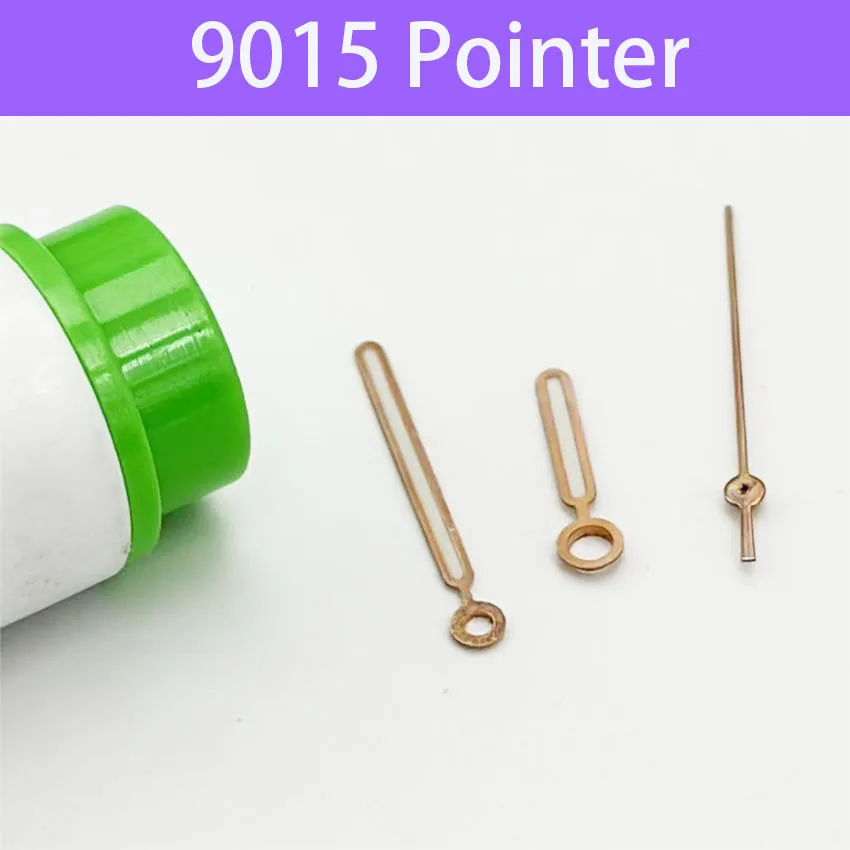 3 Set Rose Gold Pointers For 9015 Movement Male Luminous Hands Hour Minute Second Three Needles Watch Pointer Watch Accessories