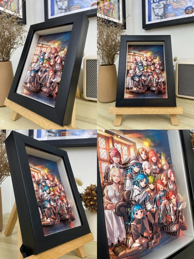 無職転生: 異世界行ったら本気だす 3D デコレーション ファンへのギフト アニメ装飾 誕生日プレゼント 男性 女性向け ユニークなコレクターズアイテム