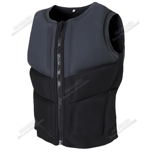 Imagen 2 del producto Chaleco salvavidas para adultos con certificación CE/PPE, chaleco de neopreno, ideal para deportes acuáticos, canoa, Jet Ski, surf, Kayak,Paddle Board