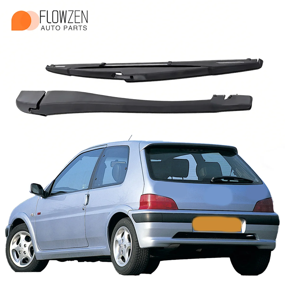 

Подходит для Peugeot 106 1996-2003: комплект заднего стеклоочистителя, щетки и рычаг заднего стеклоочистителя, автомобильные аксессуары.