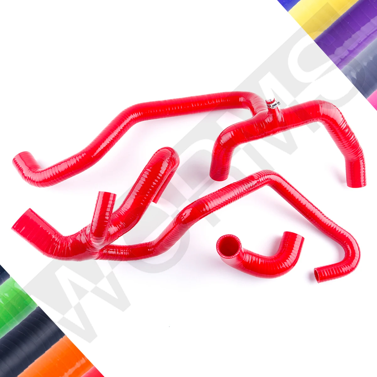 For Land Rover Discovery 2 TD5 4.0L V8 1998-2004 Silicone Coolant Radiator Hose Tube Kit 1999 2000 2001 2002 2003