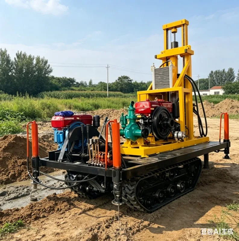 

Electric Start 100m Water Well Drill Machine Compact for Home Garden Easy Operation