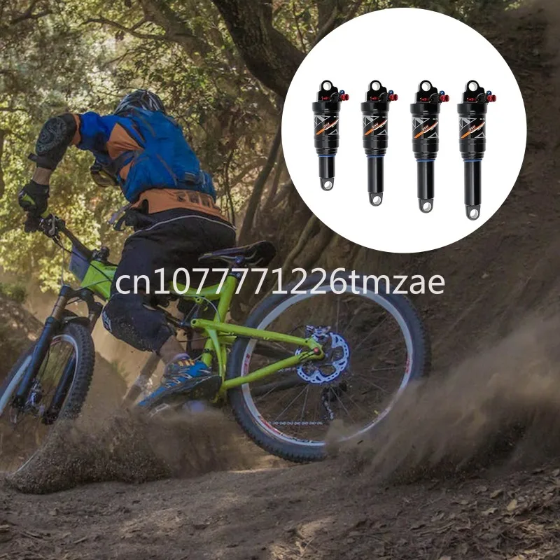 Mountain Bike Rear Shock Absorber Parts Rebound/Lock/Air Pressure Aluminum Alloy Black