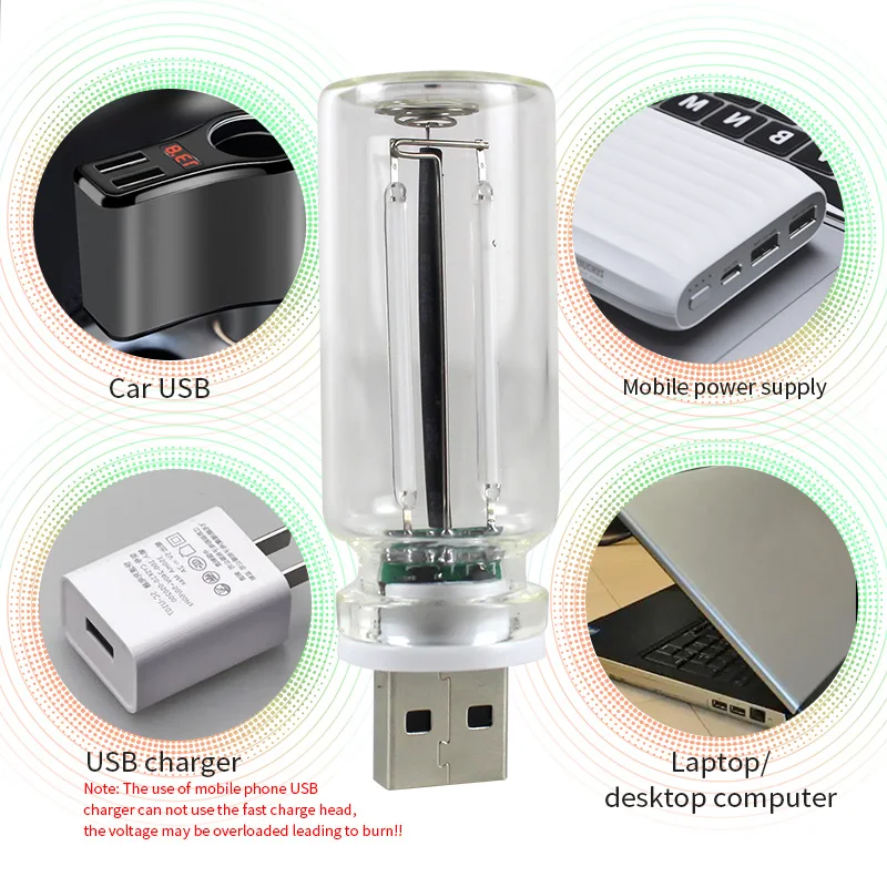 اللمس يعتم USB LED خيوط الزجاج لمبة 5 فولت الرجعية اديسون لمبة 0.3 واط ليلة ضوء سيارة الديكور المتوهجة حماية العين الخفيفة