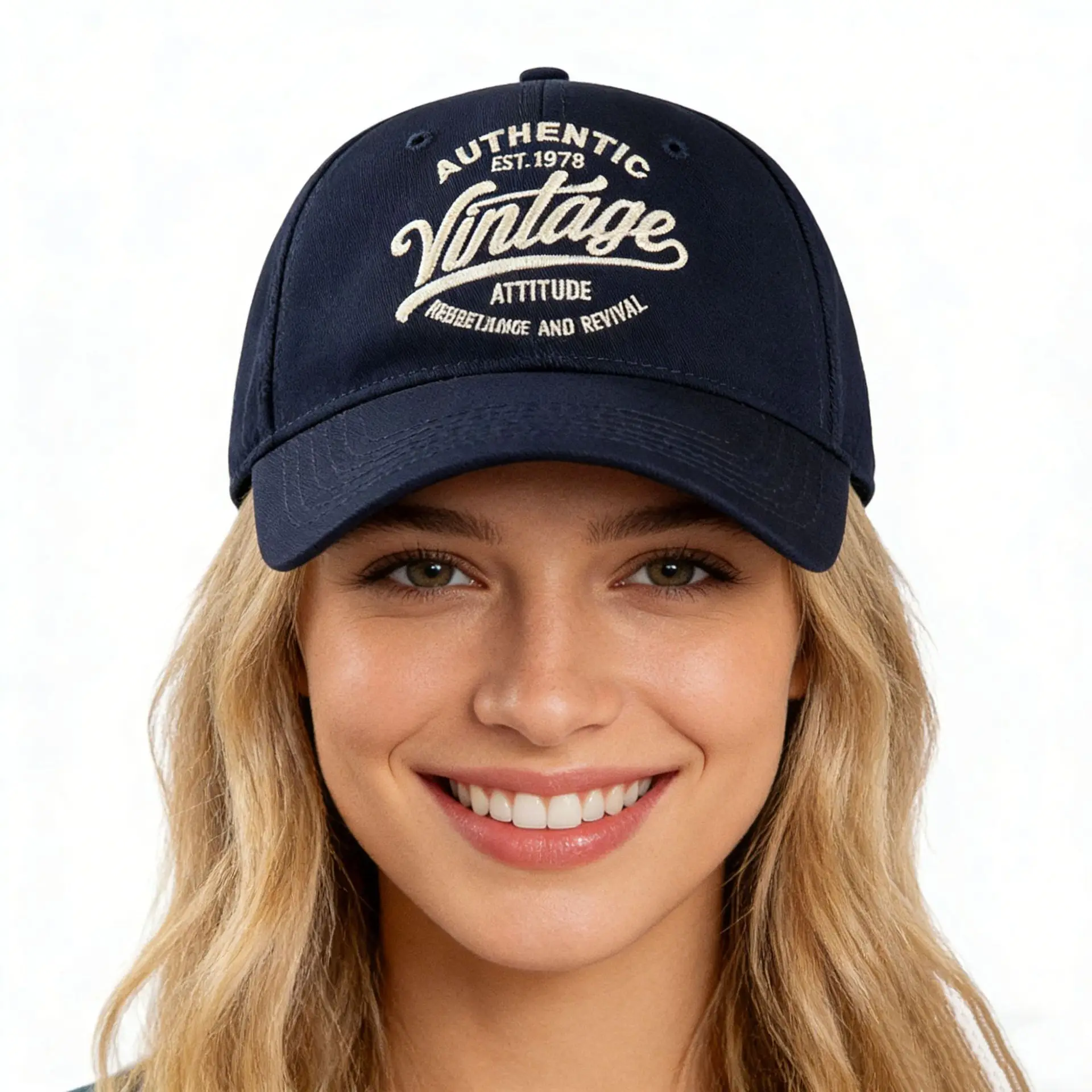 American retro hip-hop letter embroidery baseball hat autumn couple street casual versatile cap