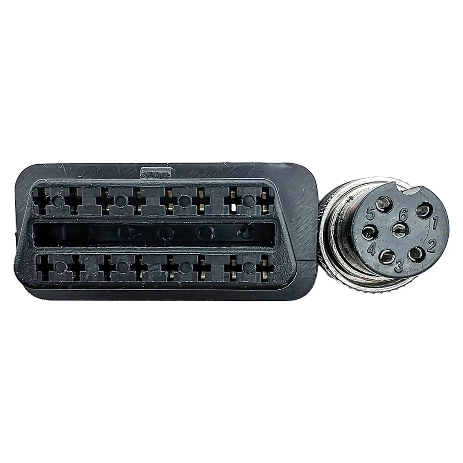 6-Pin OBD2-Diagnoseadapter für PGO Motorräder, 6-Pin Buchse für PIAGGIO Fahrzeuge, Motorrad-Steckverbinder, OBD2-Verlängerungskabel – Detail 6