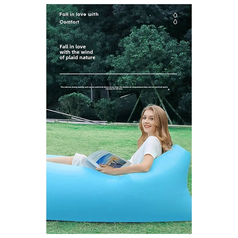 ABVJ-divano gonfiabile: design portatile, impermeabile e a prova di perdite, facile da installare, ideale per la spiaggia nel cortile