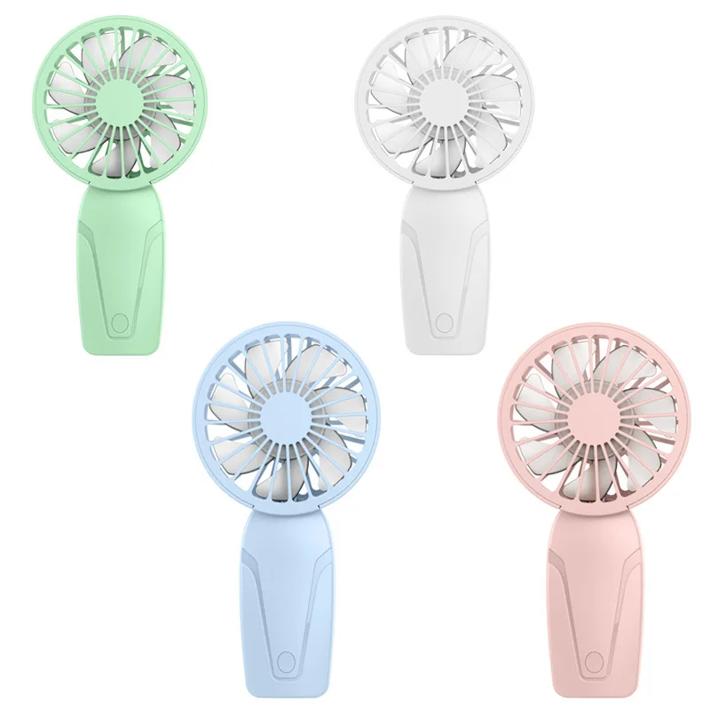 ‌ مروحة صغيرة محمولة مع 3 سرعات USB قابلة لإعادة الشحن، مروحة مكتب محمولة للسفر، مبرد شخصي هادئ للتخييم الصيفي