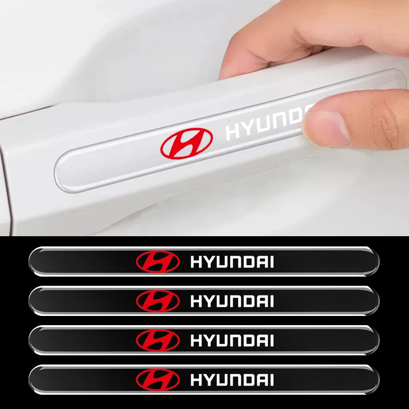 

Car Bumper Scuff Plate Bar Rearview Mirror Anti-collision Protector Sticker For Hyundai Kona Creta Santa Fe Coupe Genesis Equus