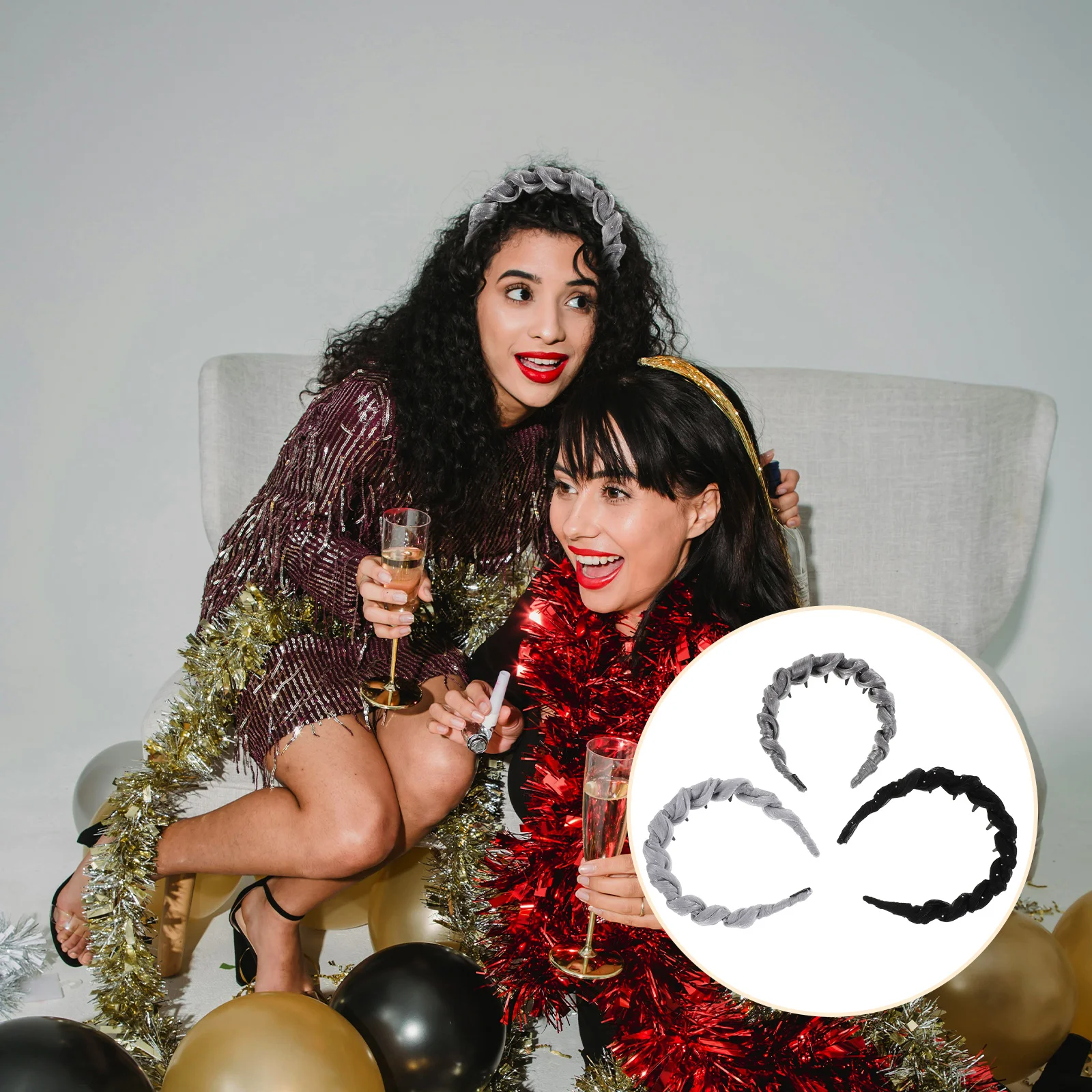 

3 шт., сетчатая нескользящая повязка на голову для женщин, повязка на голову с зубами, повязка для волос, уход за кожей, спа, мытье лица, макияж, легкие дышащие волосы