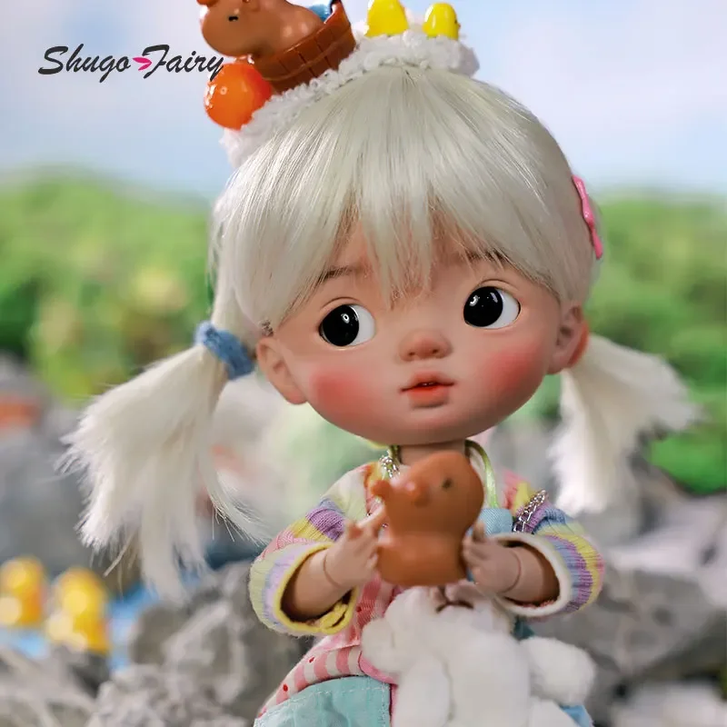 ShugaFairy Xavi 1/6 Bjd Doll Omelet Body Rainbow Cute Double Eyelids Capybara Headwear High Quality Ball Jointed Dolls - Detail 1
