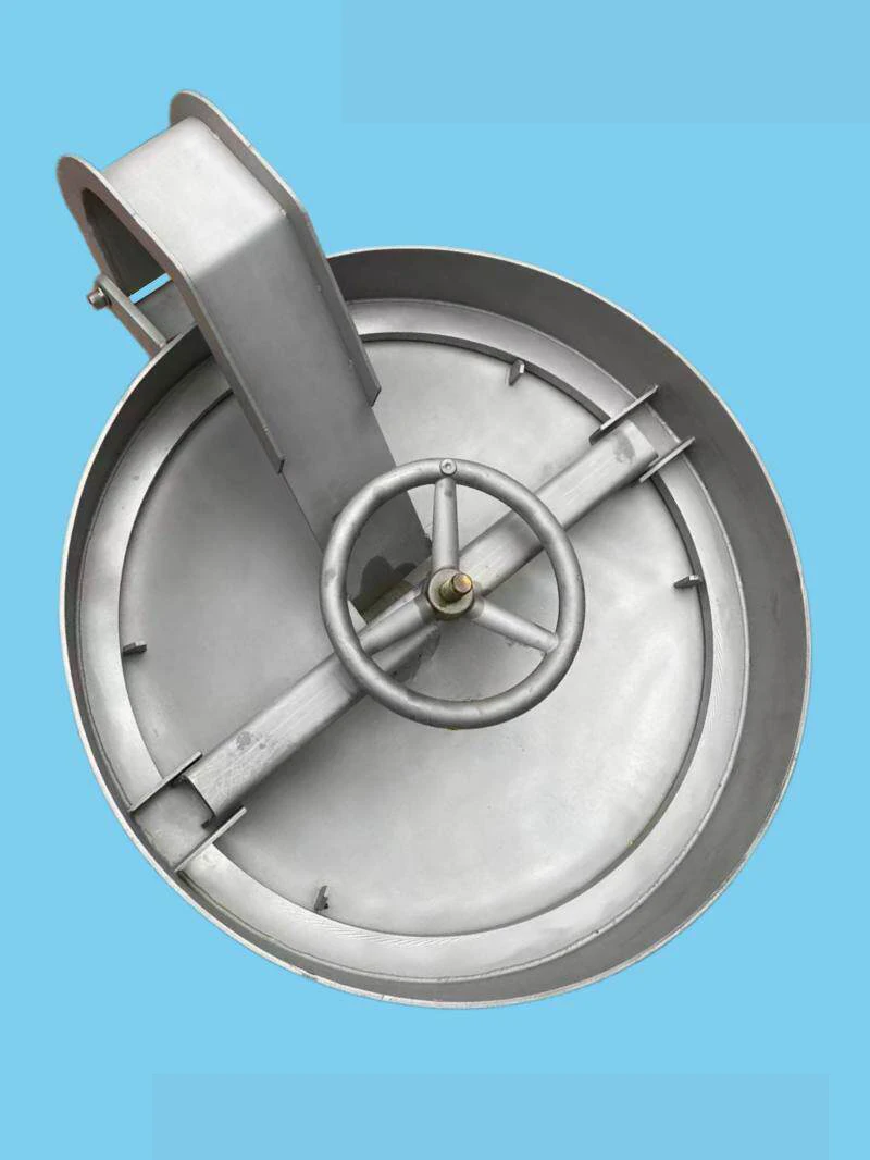 

Groove-side manhole, stainless steel pulp tower, pulp tank ventilation project, riser groove-side manhole cover, sandblasting