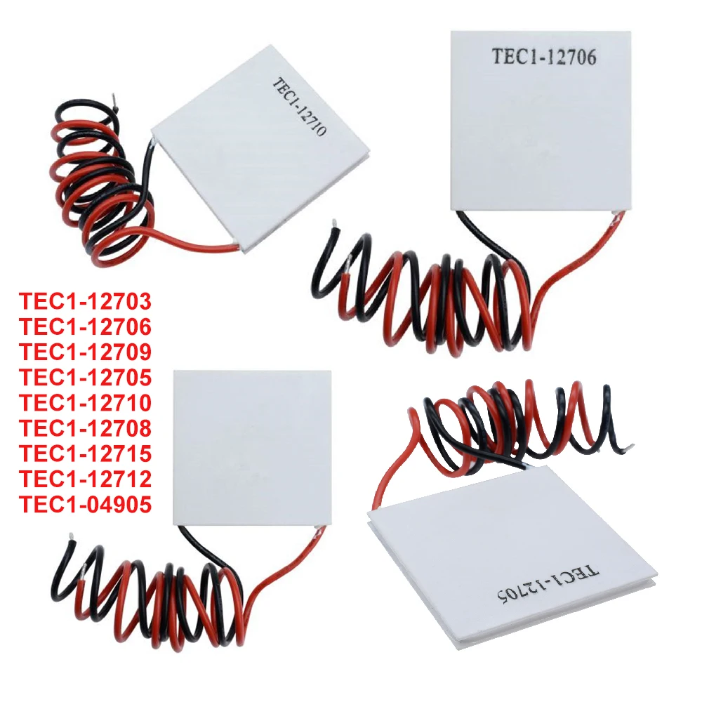 TEC1-12706 12705 12703 12708 12709 12710 12715 12712 04905 Heatsink Thermoelectric Cooler Peltier Plate Module 40*40mm