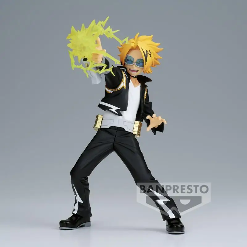 Bandai Original In Spot My Hero Academia Kaminari Denki The Amazing Heroes Anime Model Figure Gift Box Toys Ornaments