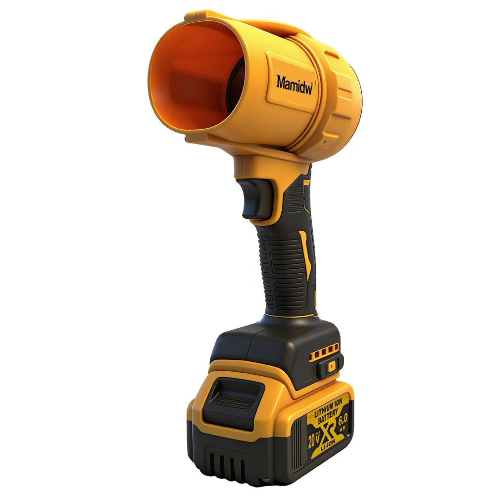 Mamidw 20V Cordless Jet Turbine Fan 36000RPM Variable Speed Portable Blower for Workshop Dust Removal Car Cleaning For Dewalt 20V Battery