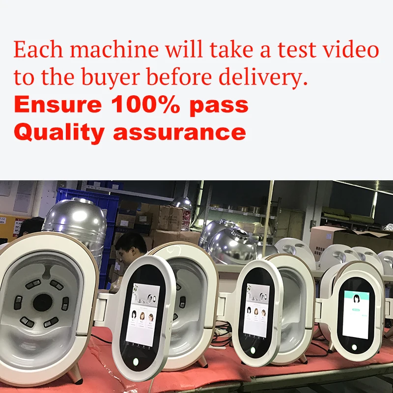 Software per l'analisi della pelle 3D Sistema digitale integrato Terapie di diagnosi facciale Attrezzatura per salone professionale-Analizzatore per scanner facciale