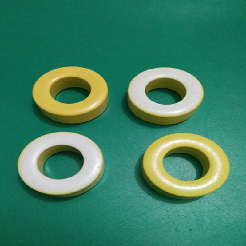 10PCS Anti-interference Ferrite Bead 33*16*11 toroidal transformer ferrite core  yellow and white 33X16X11mm