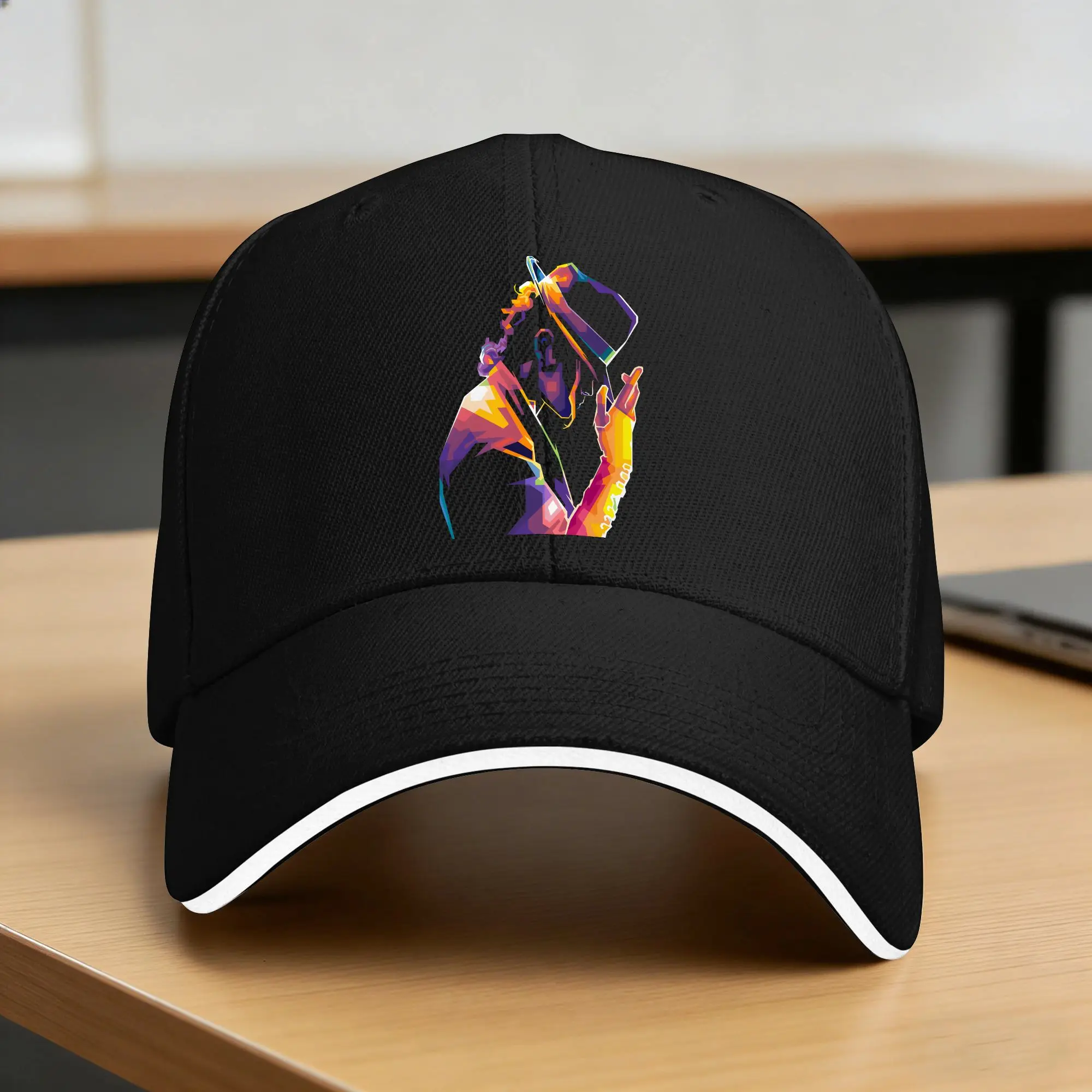Mj King Of Pop Baseball Cap Michael Jackson Stylish Hip Hop Hats Summer Women Men Running Hippie Snapback Cap