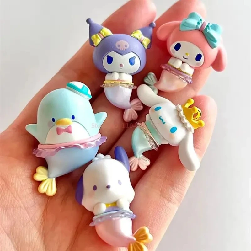 وصول جديد سانريو حورية البحر والكلب دمى قطيفة-كوروكو باتشاتي ميلودي وكلب القرفة ألعاب قابلة للجمع إكسسوارات الهدايا