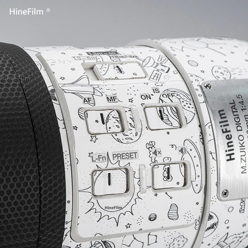 Hinefilm-レンズプロテクターフィルム,プレミアムレンズステッカー,150-400,f4.5,150-400