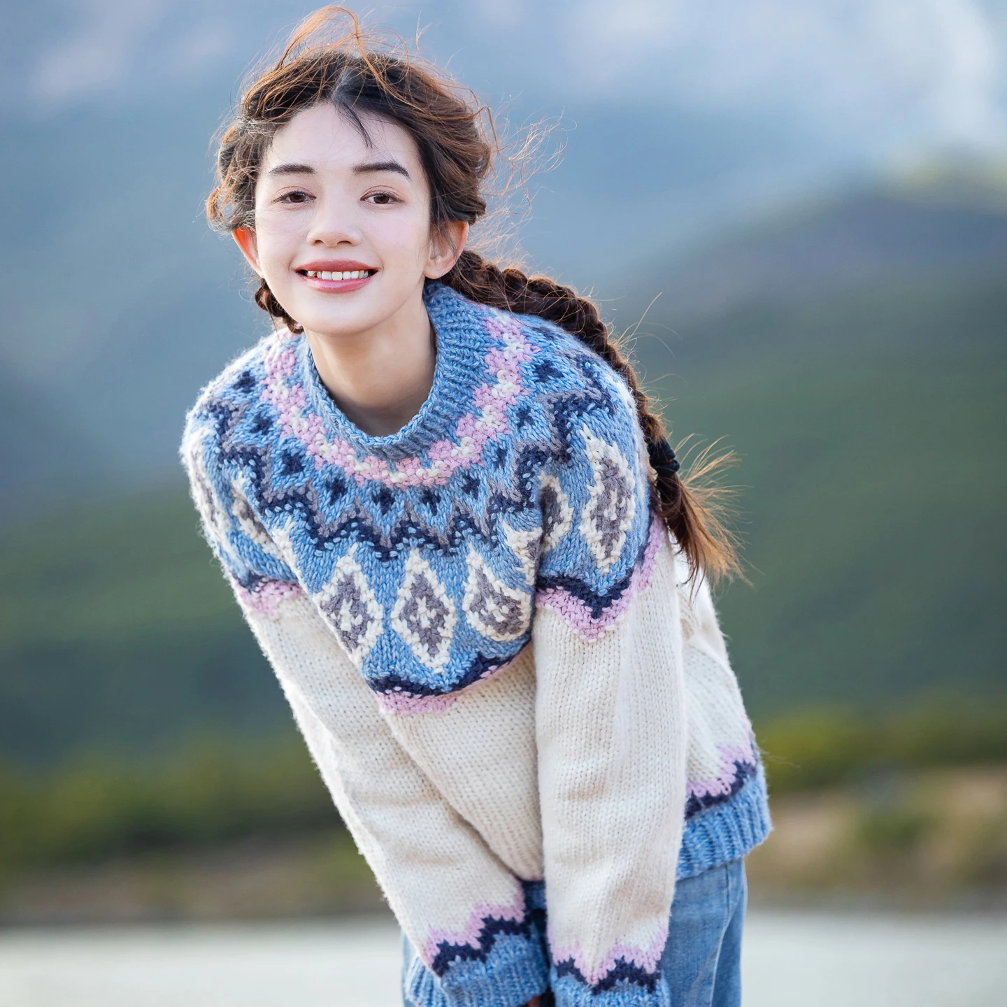 

102 см, женские осенне-зимние пуловеры, свитера, элегантный исландский свитер ручной работы в скандинавском стиле Fel Island в стиле ретро, толстый теплый вязаный свитер