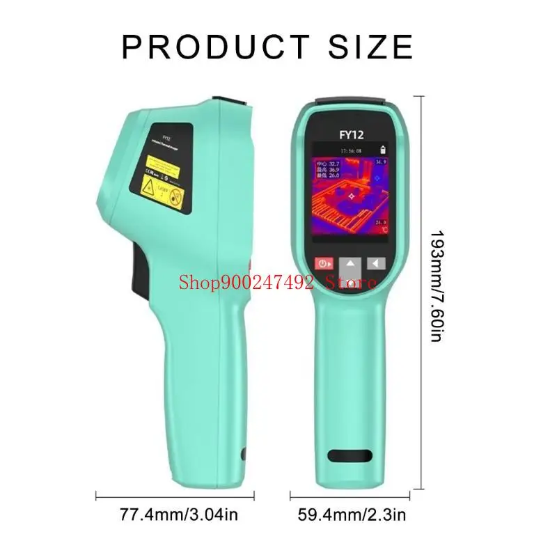 كاميرا التصوير الحراري 240x240 دقة الصور الحرارية -20 ℃ -550 ℃ الكاميرا الحرارية المحمولة القابلة لإعادة الشحن مع شاشة LCD