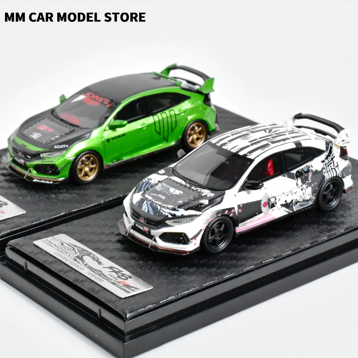 YM MODEL 1:64 CIVIC Type R FK8 Collection Resin Diecast Model Car