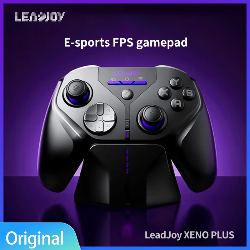 LeadJoy XENO PLUS ゲームコントローラー ワイヤレス Bluetooth トグルスイッチ ホール効果リニアトリガー Eスポーツパフォーマンスゲーム ゲームパッド