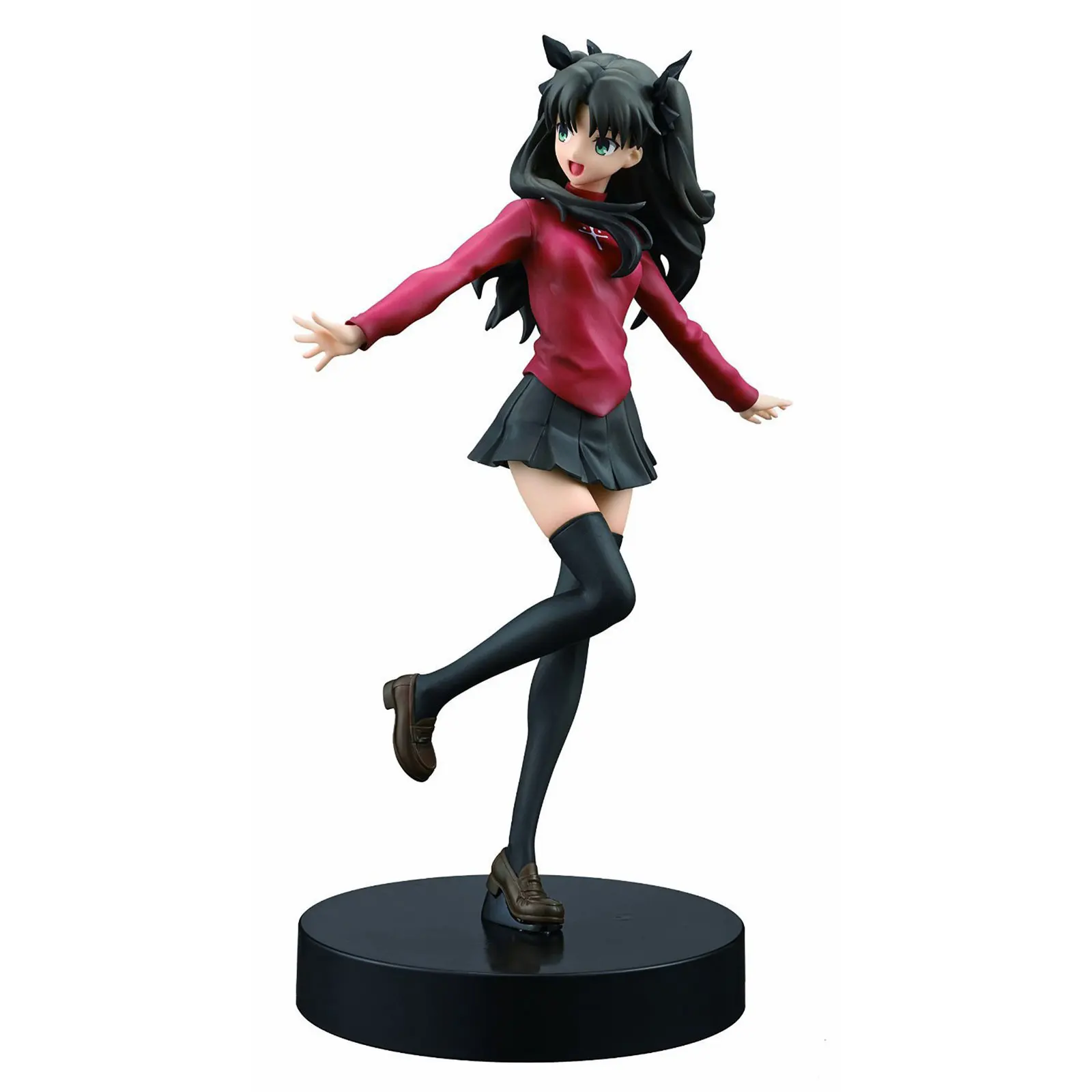 FGO Anime Figure Tohsaka Rin action figures Looking back posture Tohsaka Rin Figurine PVC model Adult ornament Statue gifts 21cm