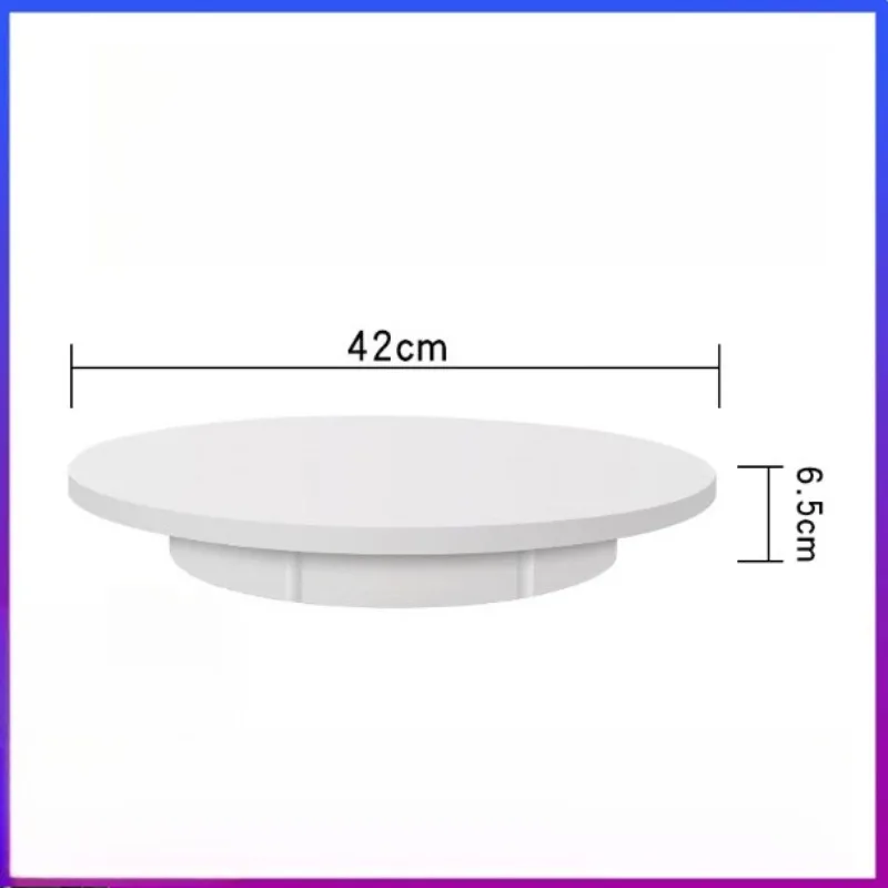 For 42CM Electric Turntable 3D Scanning Photography Rotating Display Stand Remote Control Speed Direction 150KG Load Bearing