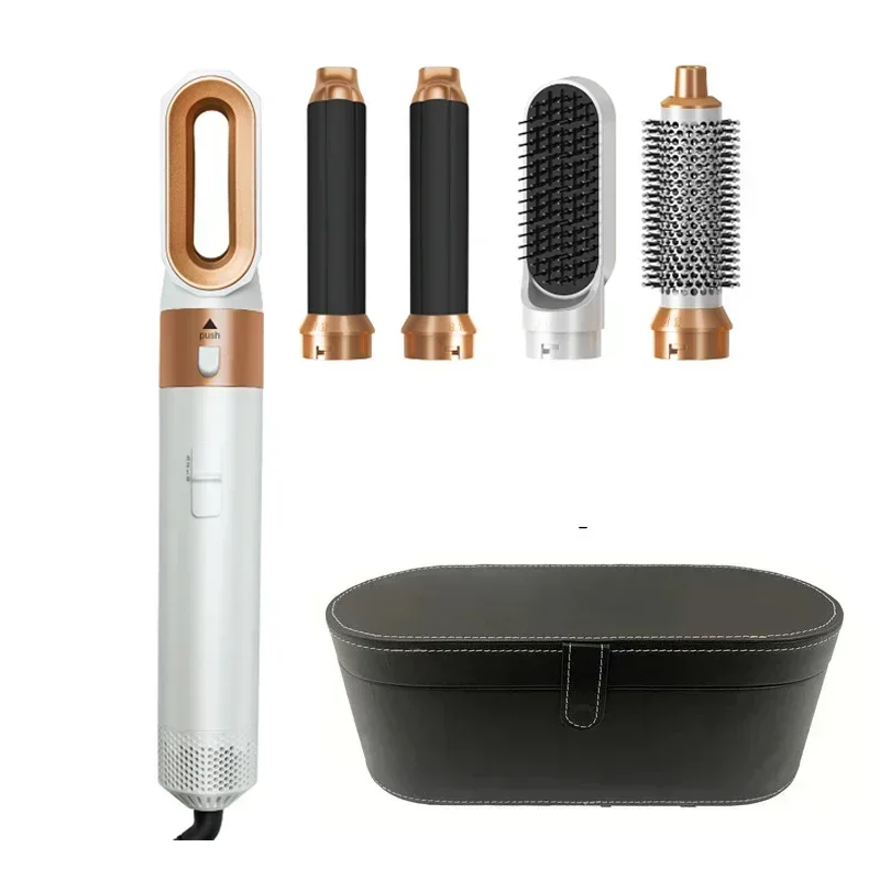 5-in-1 Föhn Hot Kam Set Professionele Krultang Stijltang Styling Tool Voor Professionele Föhn Huishouden