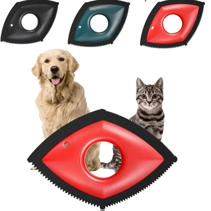 4 Modes Pet Hair Remover Comb Brush Dog Cat Hair Detailer Cleaning Tool Carpet Sofa Cloth Car Seat Rubber Reusable Pet Combs