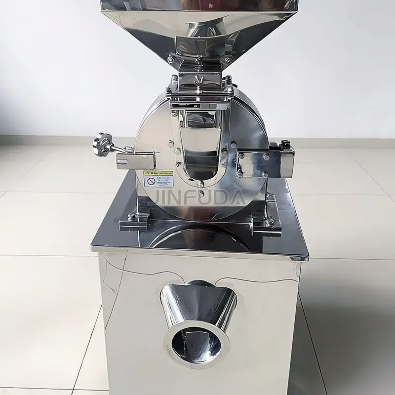 Automatic Stainless Steel Grain Grinder High Speed Large Capacity Food Mill Efficient General Purpose Spice Crusher Machine