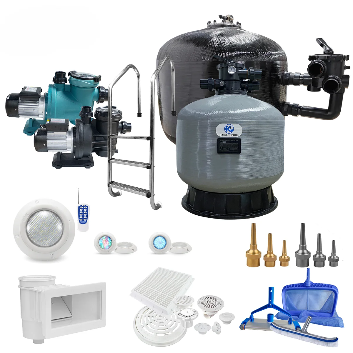 New Arrivals Pool Supplies Swimming Pool Equipment Swimming Pool Sand Filter and Circulation System