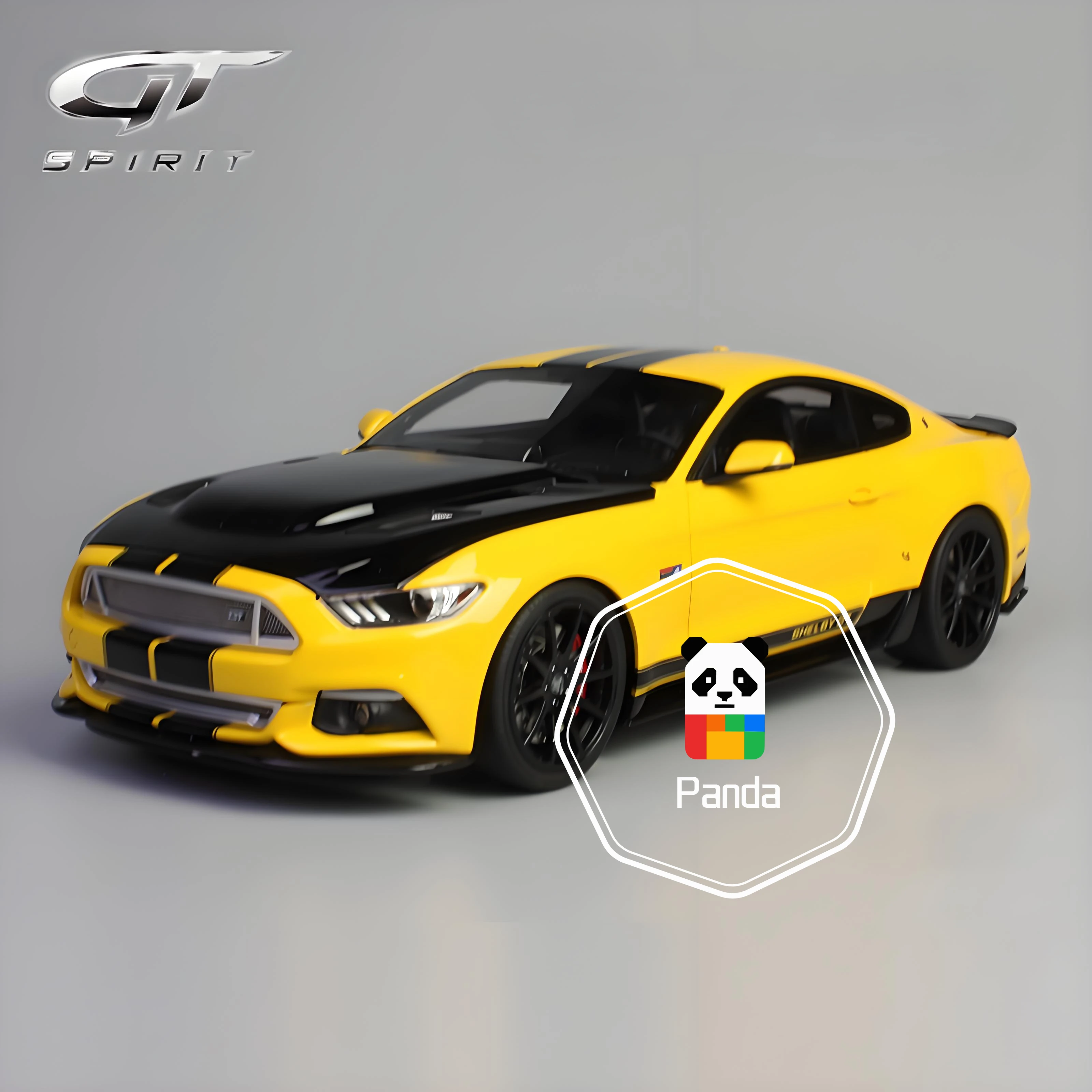 GT Spirit 1:18 Ford Shelby Mustang GT500 2105 Yellow USA Resin Car Collectible Home Ornaments Miniatures Gifts