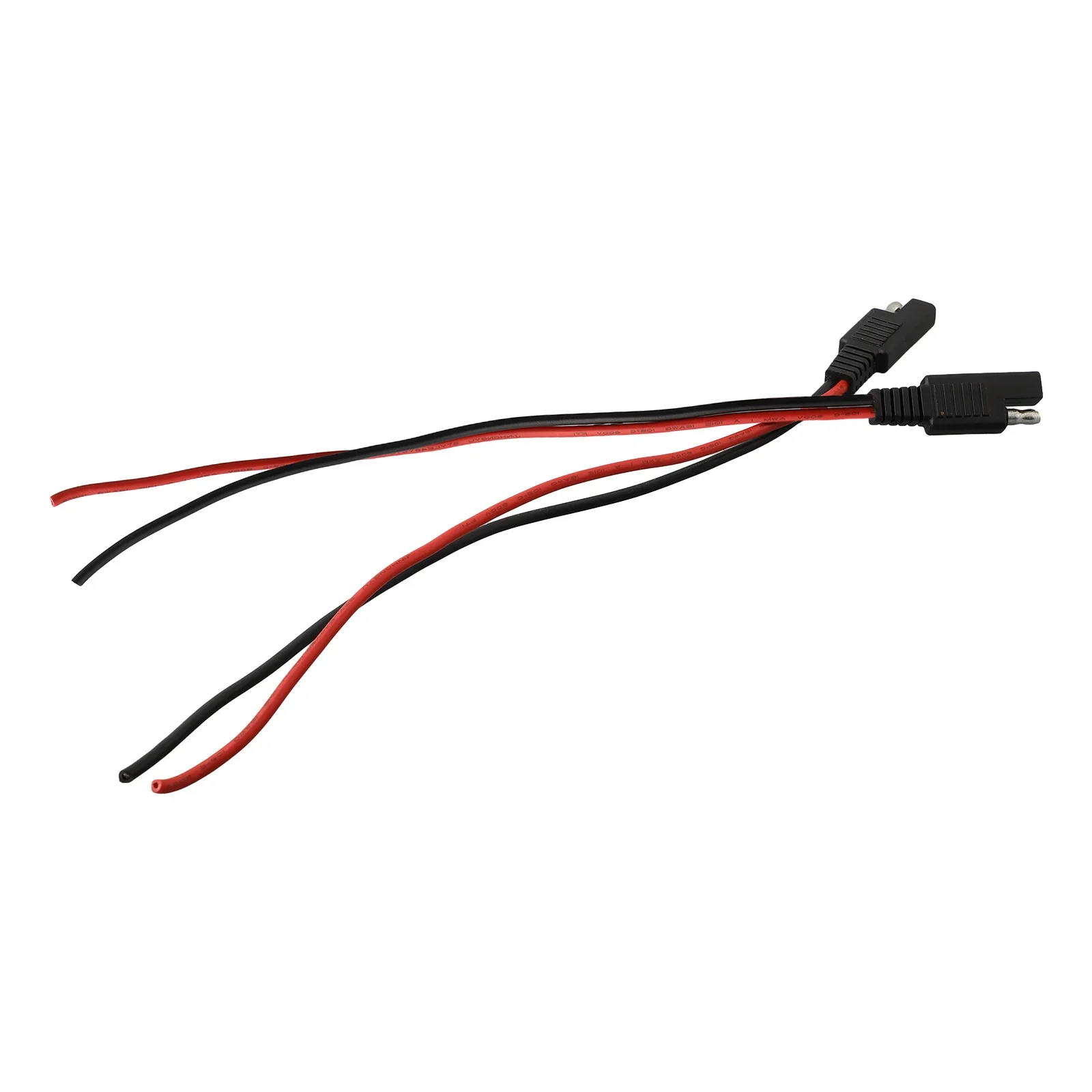 1-2 Paar 2 Kernen Mannelijke Vrouwelijke Sae Enkelvoudige Verlengkabel 18awg 12V 10a Sae Connector Kabel Snel Loskoppelen Verlengkabel