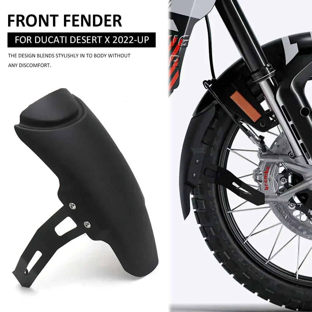 

Motorcycle Accessories Front Wheel Rear Fender Mudguard Extender Extension Fender For Ducati Desert X DesertX 2022 2023