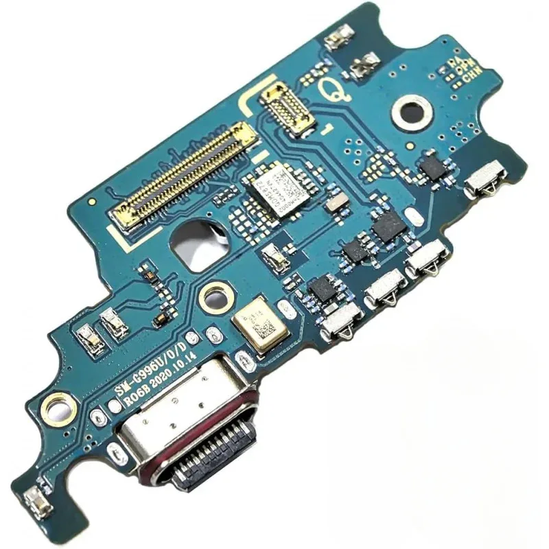 

USB-порт для зарядки, сменный гибкий кабель типа C, зарядное устройство, док-станция, гибкий кабель, разъем для Samsung S21 Plus 5G G996U