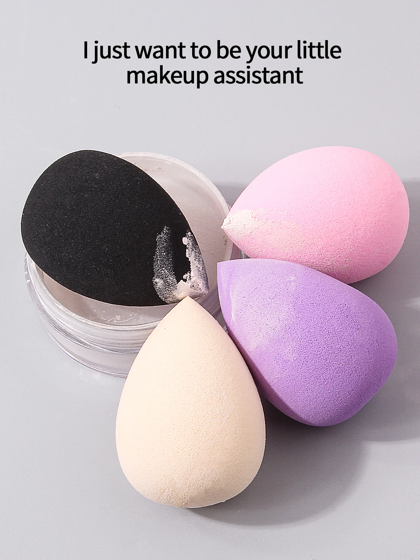 Zestaw 4 gąbeczek do makijażu o wysokiej elastyczności, narzędzie dla początkujących do makijażu twarzy zapewniające gładkie i bezproblemowe nakładanie makijażu.