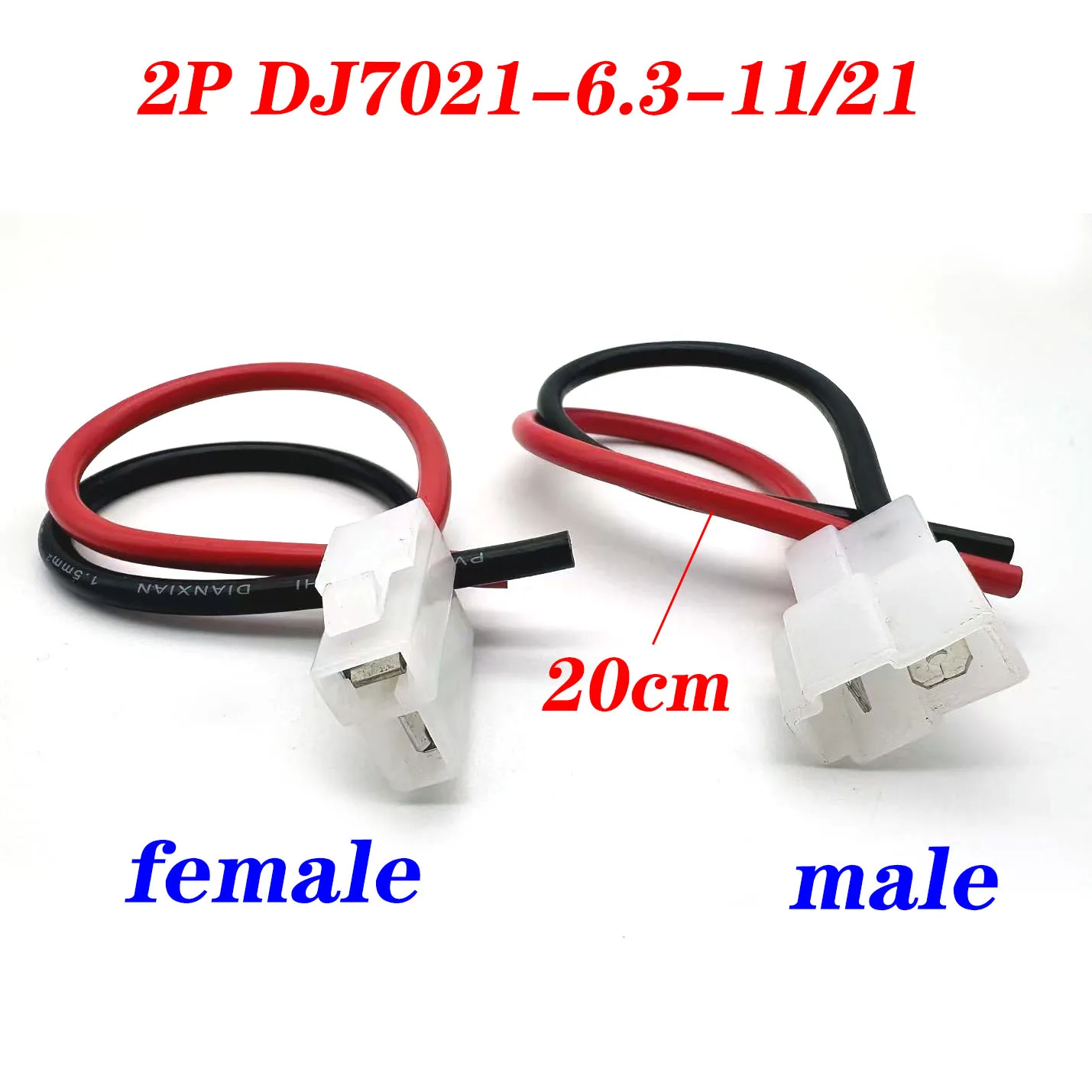 

1pcs 2Pin Automotive Electrical Connector Cable Terminal Plug Kits Motorcycle For Ebike Car Terminal DJ7021-6.3-11/21